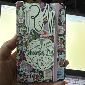 Colorful Tablet Case with Medical Theme